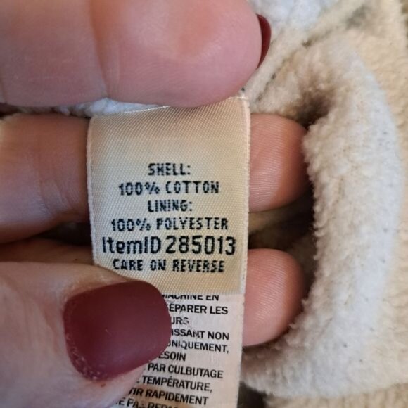 L.L. Bean Fleece Lined Black Watch Plaid Button Up Shacket‎ Size Small - Picture 5 of 7